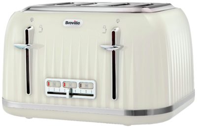 Breville - Impressions 4 Slice Toaster - Cream